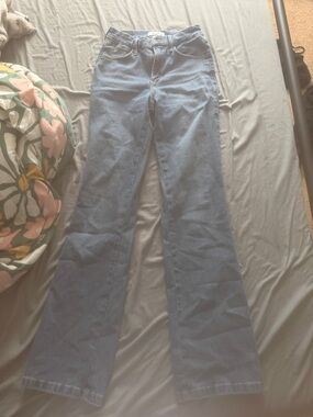 Wrangler Light Blue Flare Jeans for Women